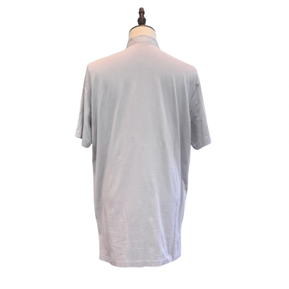 Polo by Ralph Lauren Men’s Short-Sleeve Polo Shirt. Slate. Large